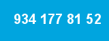 934 177 81 52 934 177 81 52